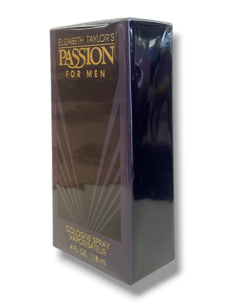 Elizabeth Taylor Passion For Men – 4 Oz Eau De Cologne Spray (Brand New In Box)
