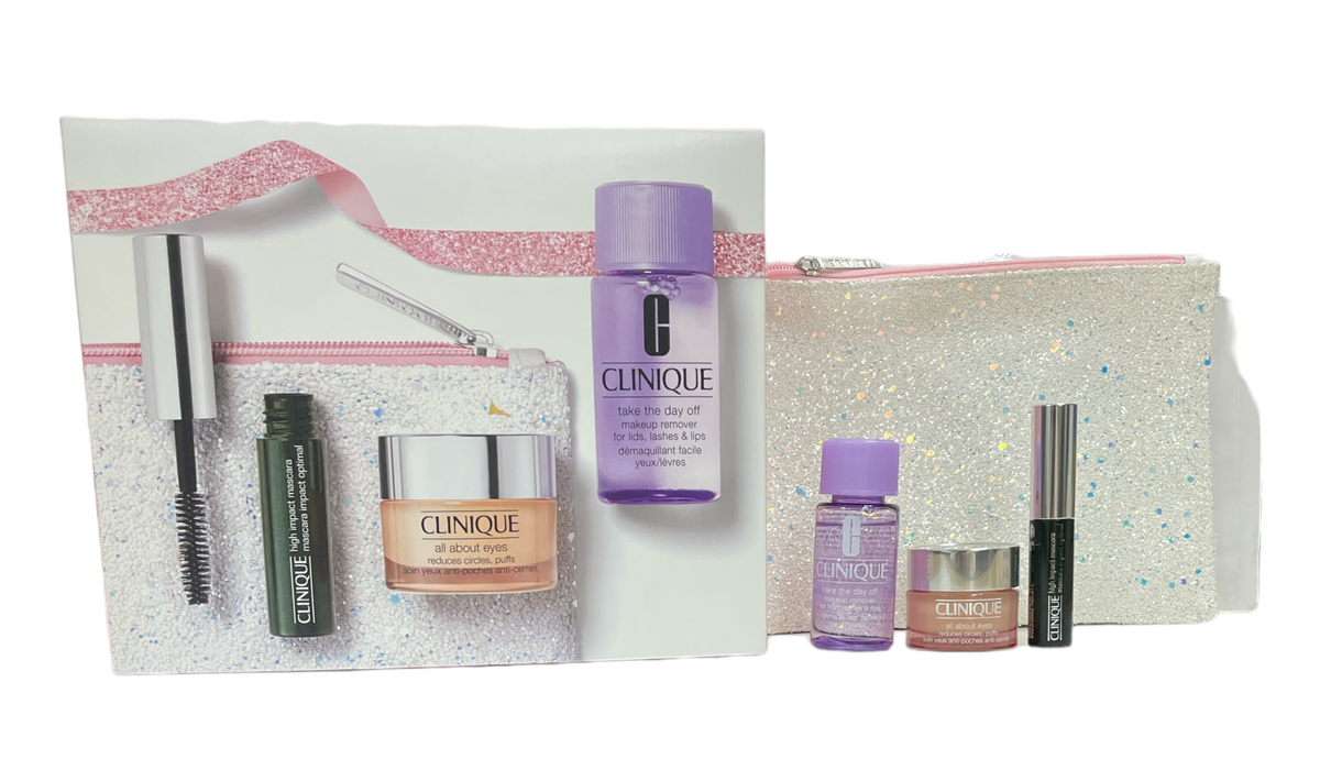 Clinique Eye Favourites Skincare & Makeup Set (4 Items) – Glam