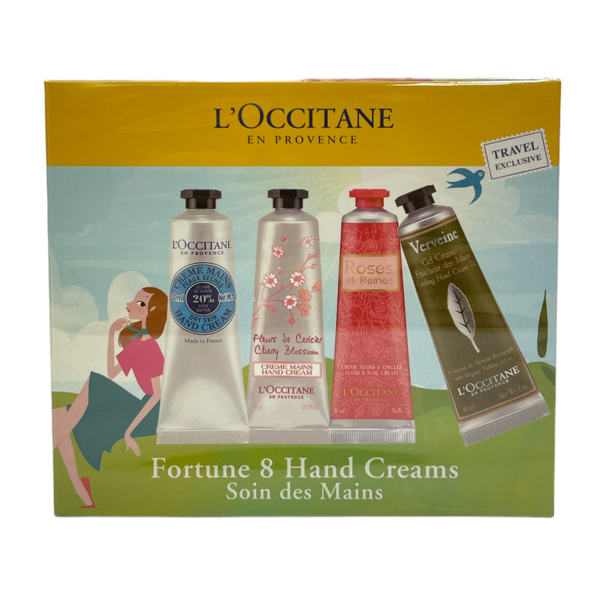 L'Occitane Fortune 8 Hand Creams 8 x (1oz / 30ml) – Glam Cosmetics