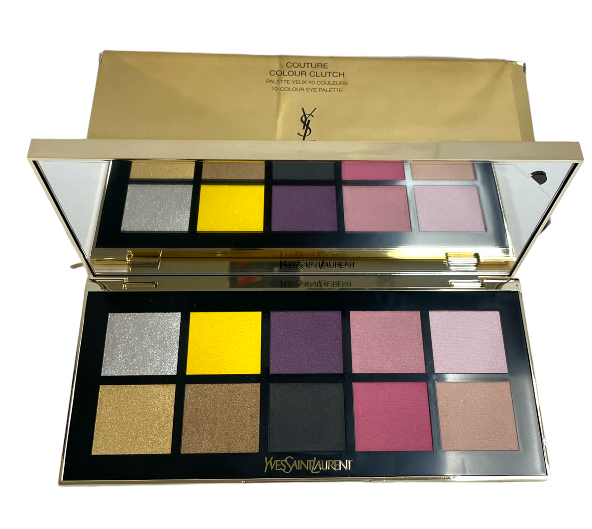 Yves outlet Saint Laurent COUTURE COLOUR CLUTCH COLLECTOR 10-COLOUR EYE & FACE PALETTE