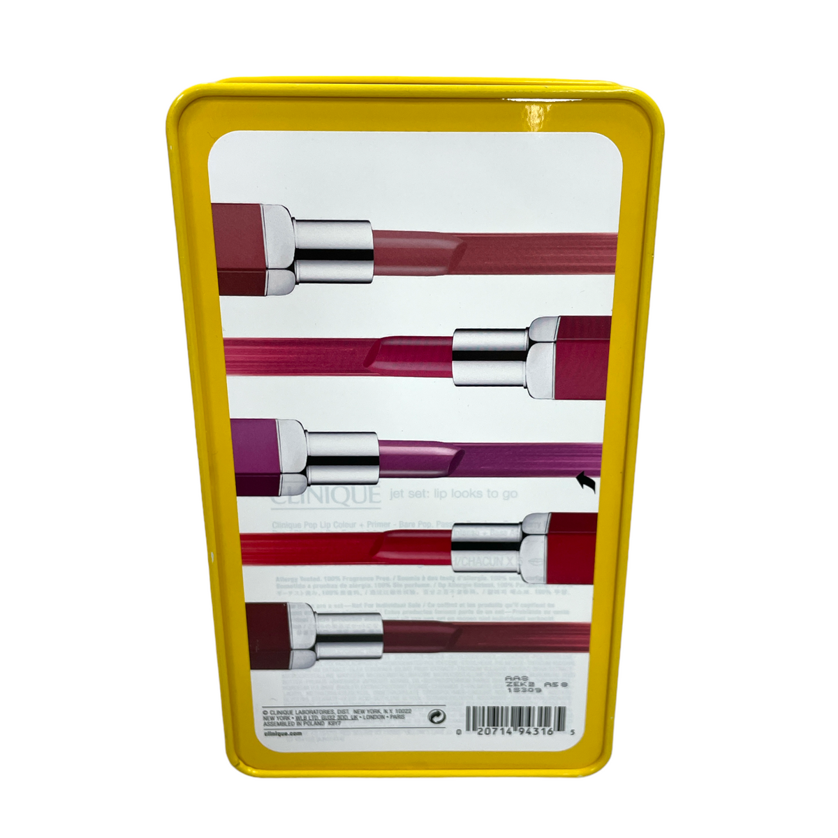Clinique Travel Exclusive Jet Set; Lips Looks To Go (5 Lipsticks