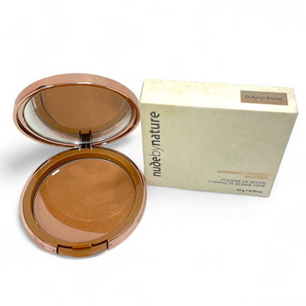 Nude By Nature Sunkissed Pressed Bronzer (01 Byron Bronze) (10g / 0.35oz)