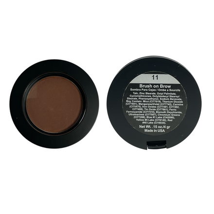 Glam Colors Brush On Brow Powder, 4 g / 0.15 oz