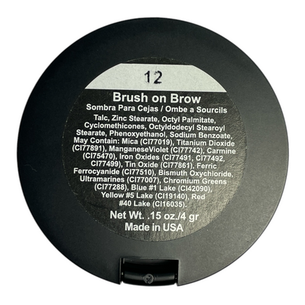 Glam Colors Brush On Brow Powder, 4 g / 0.15 oz