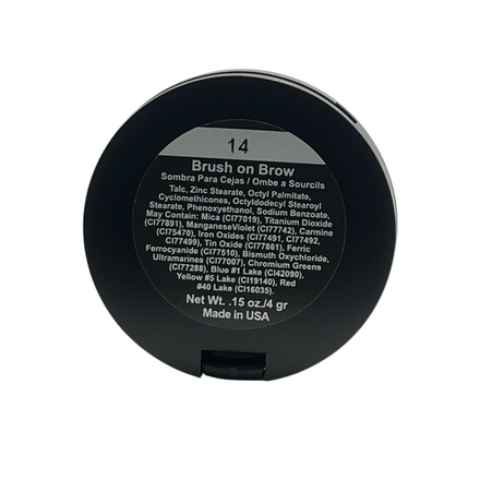 Glam Colors Brush On Brow Powder, 4 g / 0.15 oz