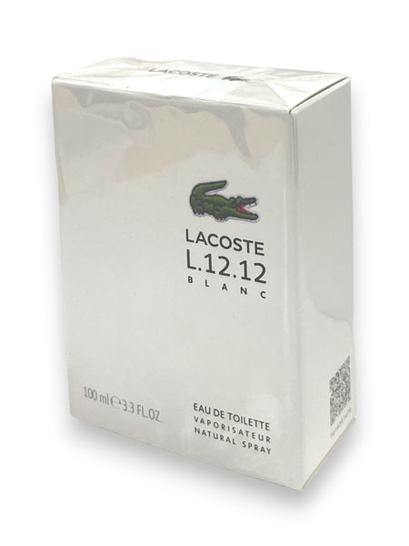 Lacoste L.12.12 Blanc Eau de Toilette Spray for Men (100ml / 3.3fl.oz)