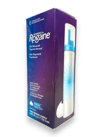 Rogaine Women's Hair Regrowth Treatment Once-a-Day Foam (Two Month Supply)