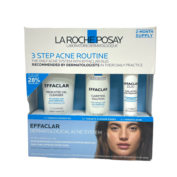 La Roche-Posay 3 Step Acne Routine Effaclar Acne System