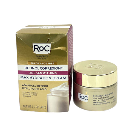 Roc Retinol Correxion Line Smoothing Max Hydration Cream Fragrance Free