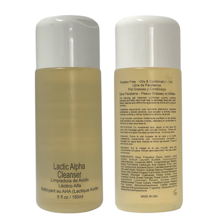 Soniageni Xi Lactic Alpha Foaming Gel Cleanser, 180 ml / 6 fl oz