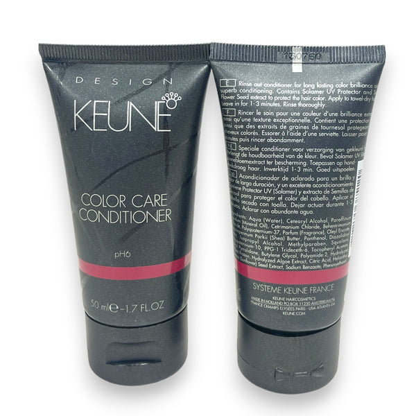 Keune Color Care Conditioner pH6 Lot of 2 x (50ml / 1.7fl.oz)