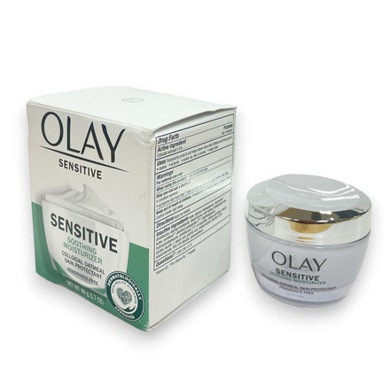 Olay Sensitive Soothing Moisturizer Colloidal Oatmeal Skin Protectant (Fragrance-Free)