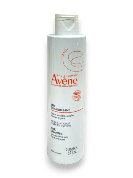 Avene Milk Cleanser Hydrates - Softens Dry Sensitive Skin (200ml / 6.7fl.oz)