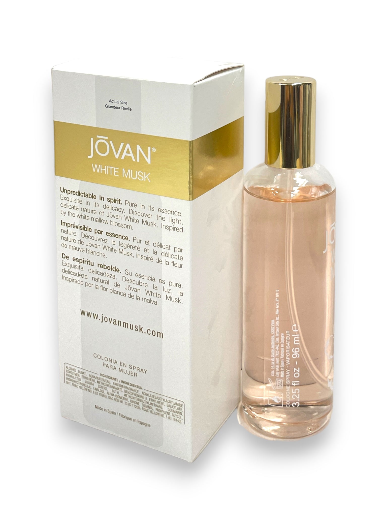 Jovan White Musk for Women Cologne Spray 96ml)1