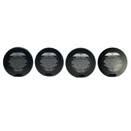 Glam Colors Brush On Brow Powder, 4 g / 0.15 oz