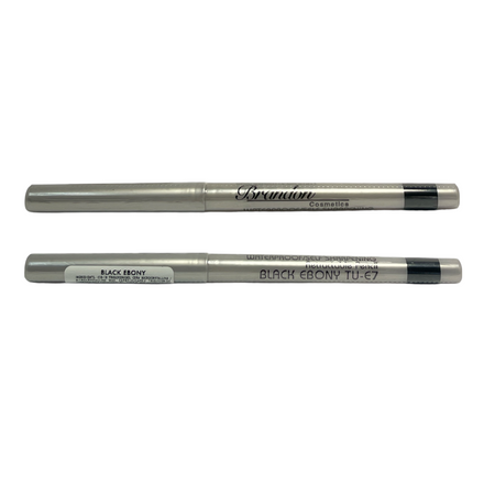 Brandon Cosmetics Waterproof Retractable Pencil Eyeliner And Lip Liner, 1 g / 0.03 oz