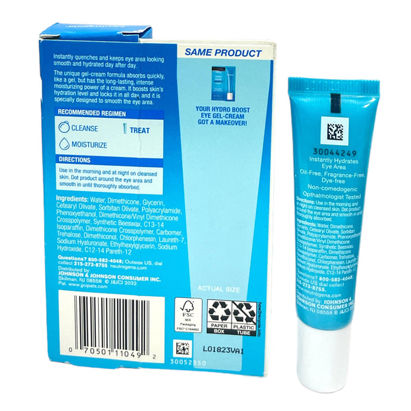 Neutrogena Hydro Boost Hyaluronic Acid Eye Gel-Cream Fragrance-Free Glam Cosmetics Neutrogena Hydro Boost Hyaluronic Acid Eye Gel-Cream Fragrance-Free Glam Cosmetics