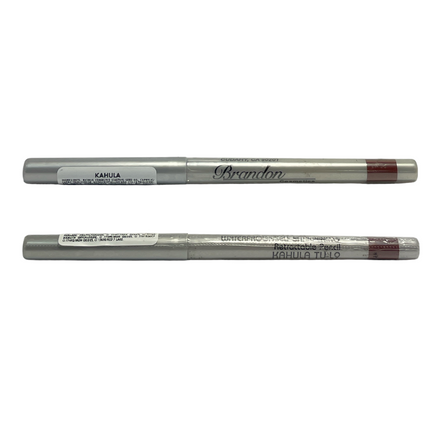 Brandon Cosmetics Waterproof Retractable Pencil Eyeliner And Lip Liner, 1 g / 0.03 oz
