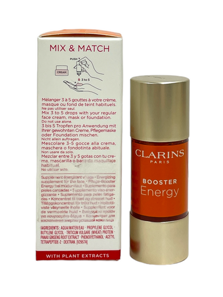 Clarins Booster Energy Fights Fatigue, Revives Radiance Ginseng (15ml / 0.5fl.oz)