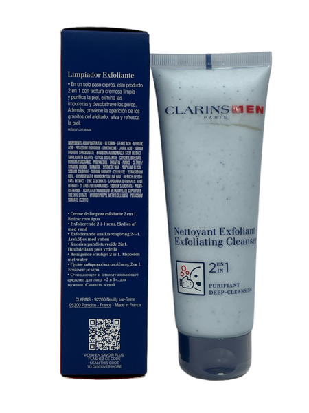 Clarins Men Exfoliating Cleanser 2-in-1 (125ml / 4.4oz)