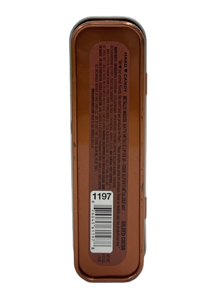 Hard Candy Metallic Mousse Matte Metallic Lip Color (Gilded Cocoa) (0.22oz / 6.3g) 1197