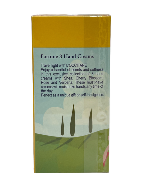 L'Occitane Fortune 8 Hand Creams 8 x (1oz / 30ml)