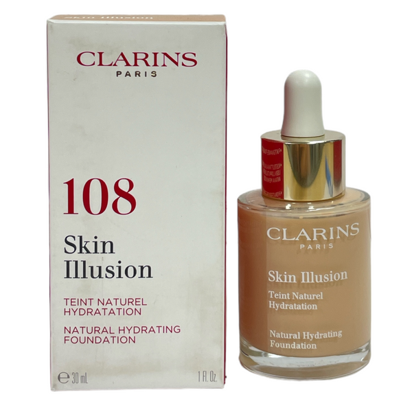 Clarins Skin Illusion Natural Hydrating Foundation (108 Sand) (30ml / 1fl.oz)