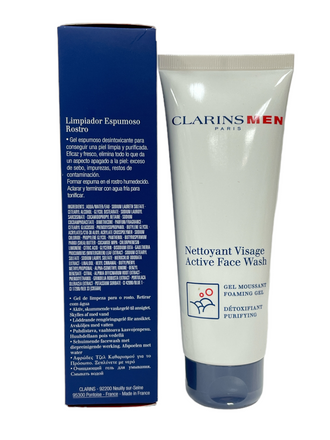 Clarins Men Active Face Wash Foaming Gel (125ml / 4.4oz)