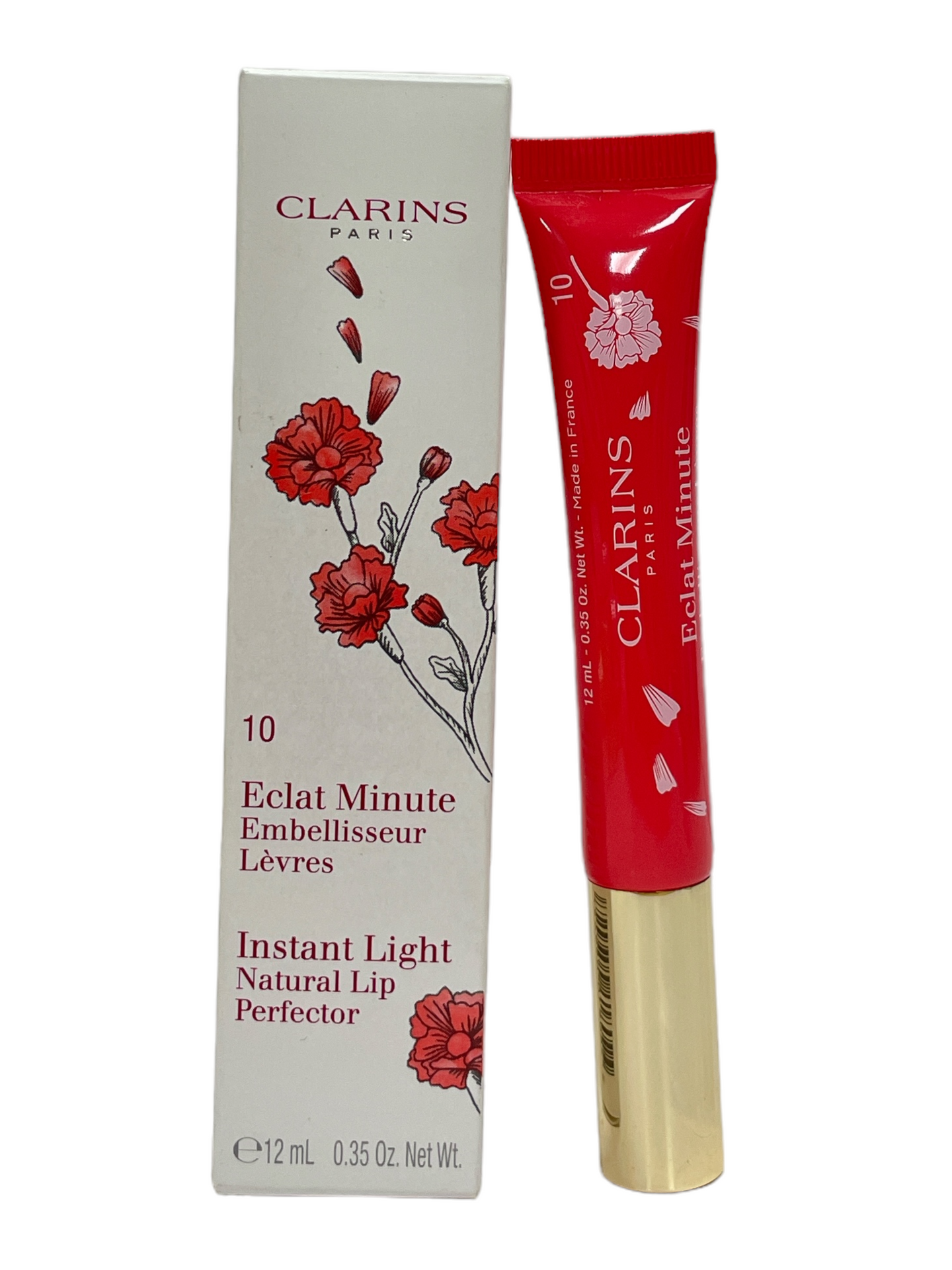 Clarins Eclat Minute Instant Light Natural Lip Perfector (10 Pink Shimmer) (12ml / 0.35oz)