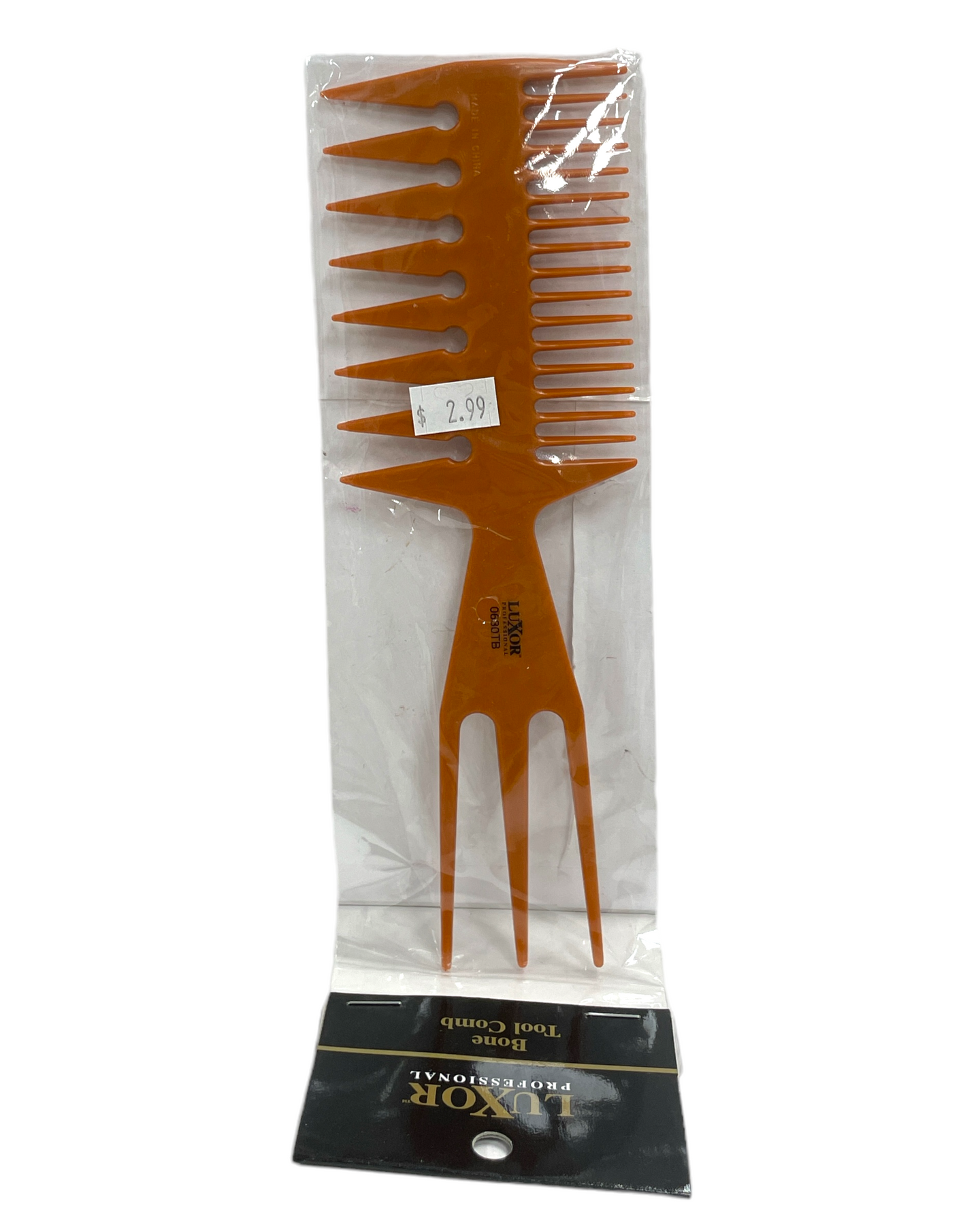 Luxor Professional Bone Tool Comb Item# 0630TB