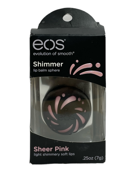 EOS Shimmer Lip Balm Sphere Sheer Pink (0.25oz / 7g)