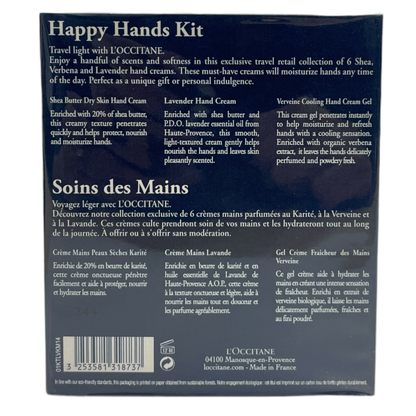 L'Occitane Happy Hands Kit 6 x (1oz / 30ml)