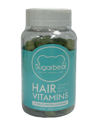 Sugarbear Hair Vitamins Fruit-Pectin (60 Gummies)