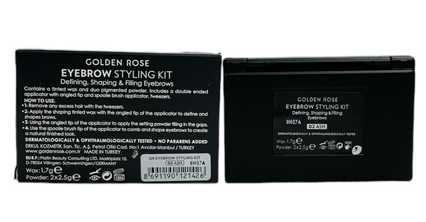 Golden Rose Eyebrow Styling Kit (Wax & Powder)
