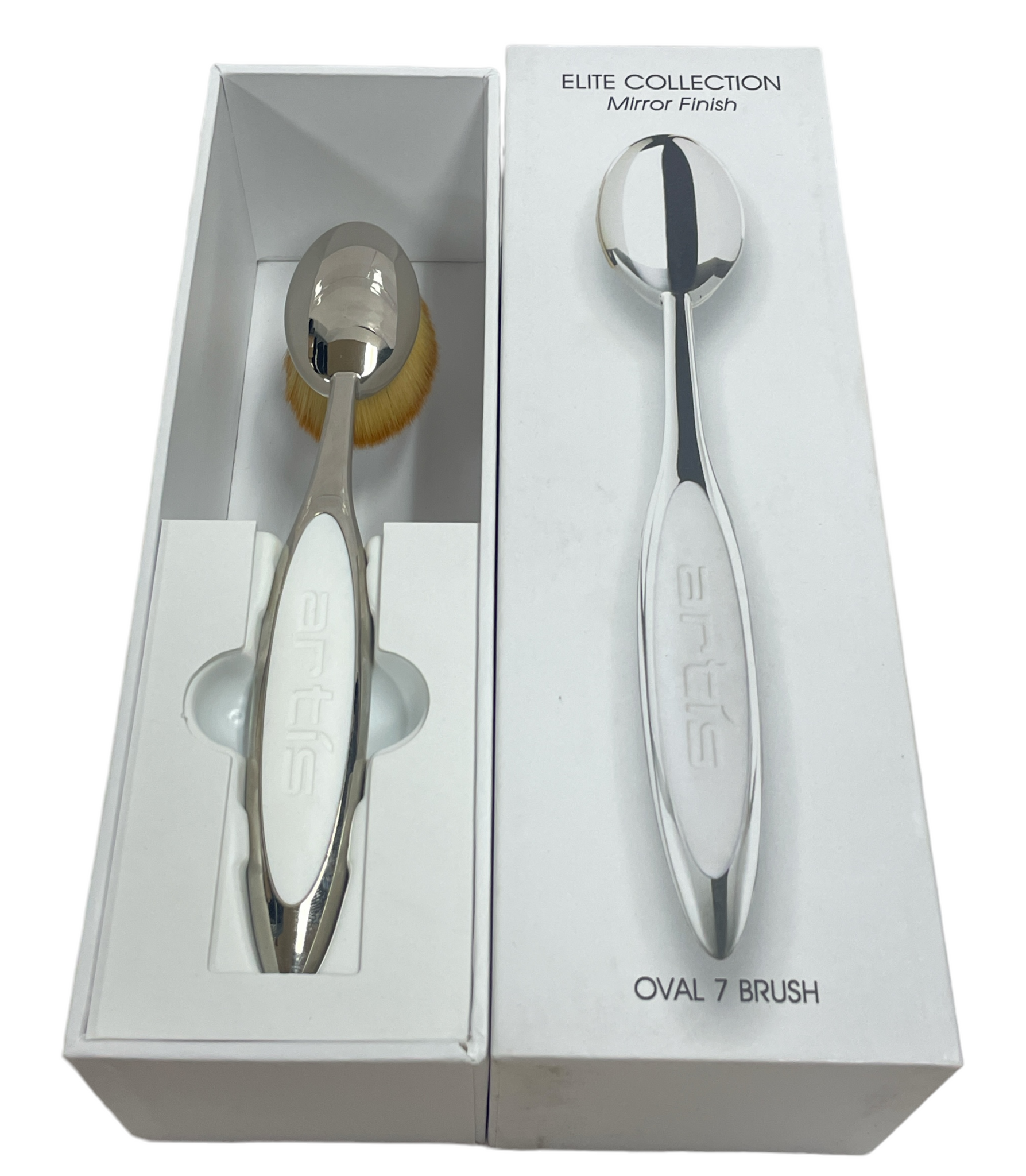 Artis Elite Collection Mirror Finish Oval 7 Brush – Glam Cosmetics Artis Elite Collection Mirror Finish Oval 7 Brush – Glam Cosmetics