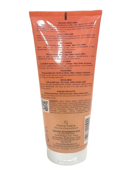 Avene Xeracalm Nutrition Shower Cream Dry Sensitive Skin Face and Body