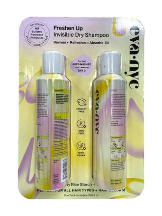 evanyc Freshen Up Invisible Dry Shampoo Duo Pack 2 x (5.3oz)