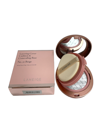 Laneige Layering Cover Cushion & Concealing Base No.21 Beige (16.5g / 0.5oz)