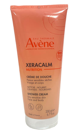 Avene Xeracalm Nutrition Shower Cream Dry Sensitive Skin Face and Body