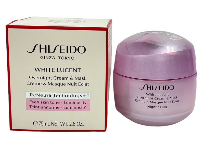 Shiseido White Lucent Overnight Cream & Mask (75ml / 2.6oz) – Glam