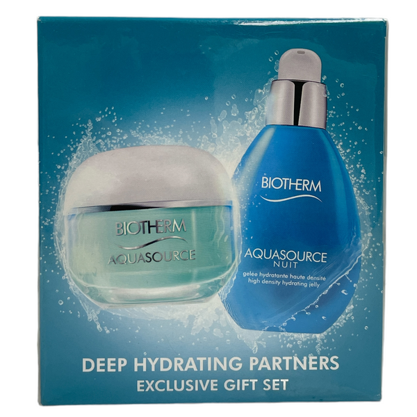 Biotherm Aquasource Deep Hydration Partners Gift Set (Replenishing Gel & Hydrating Jelly)