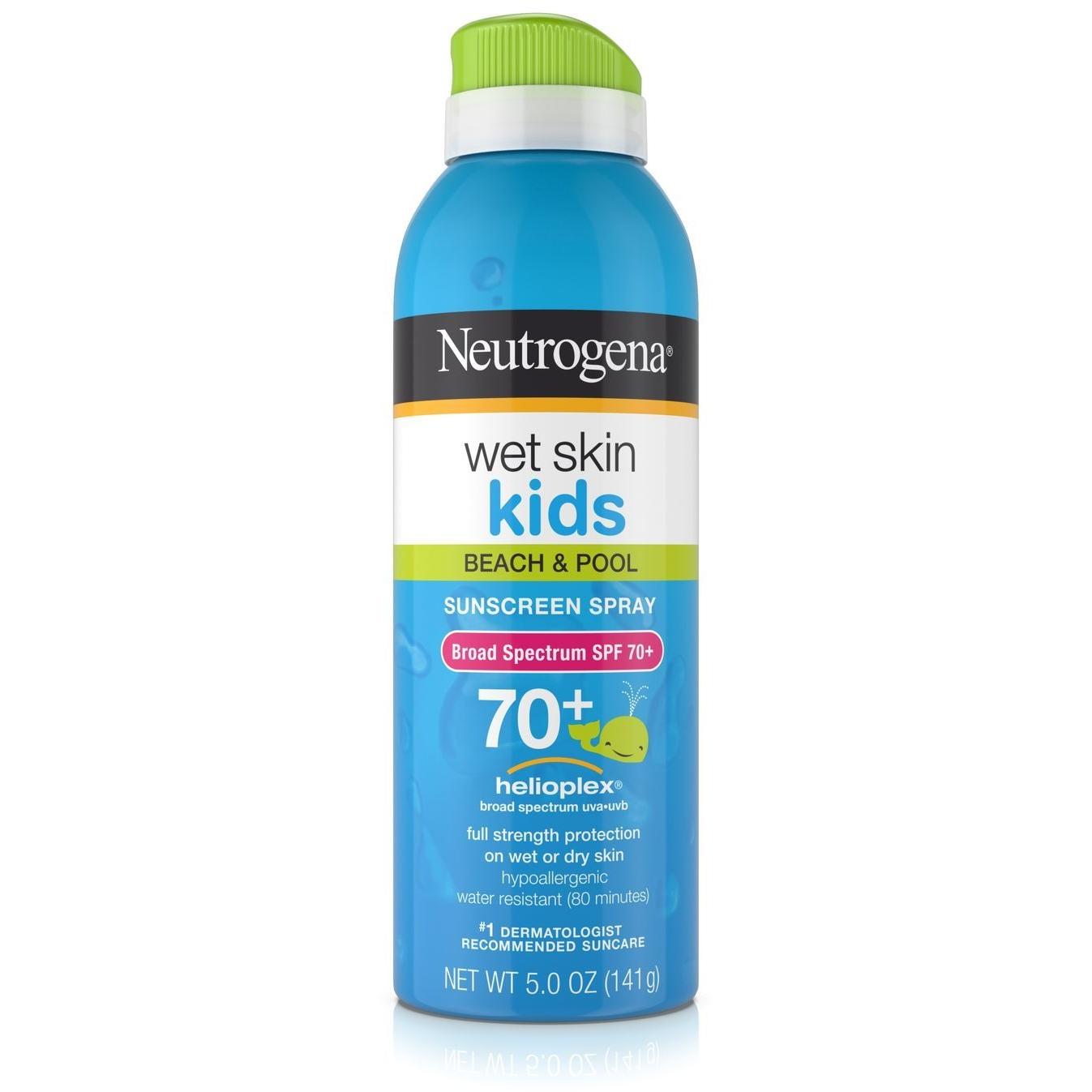 NEUTROGENA Sunscreen Spray - Wet Skin Kids SPF 70+